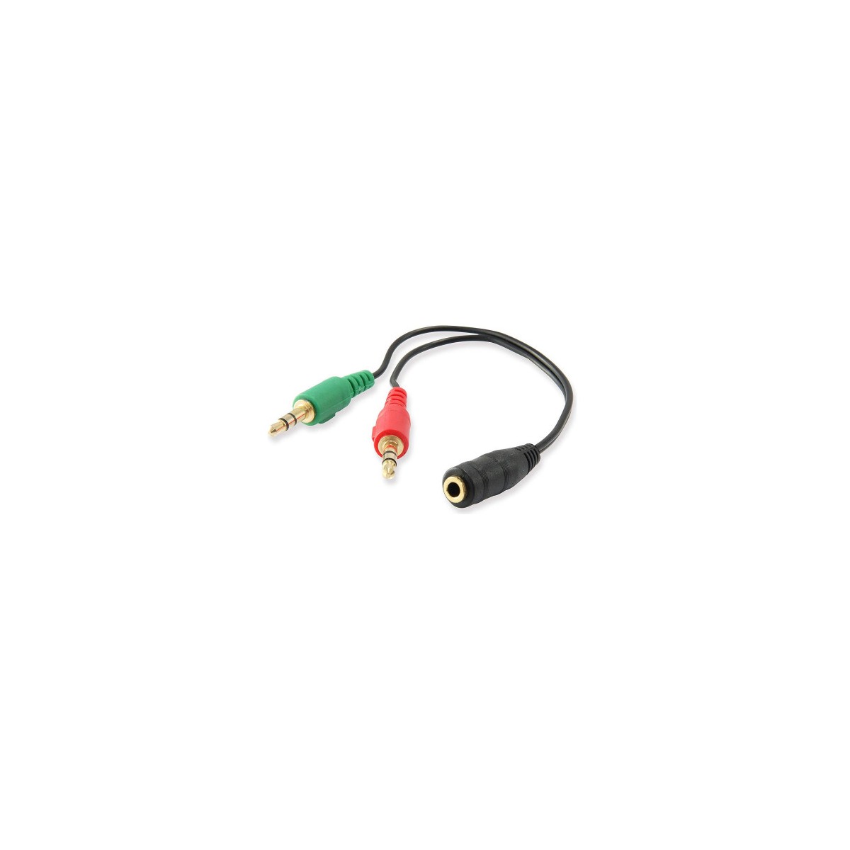 Ewent EC1642 cable de audio 015 m 35mm 2 x 35mm Negro Verde Rojo
