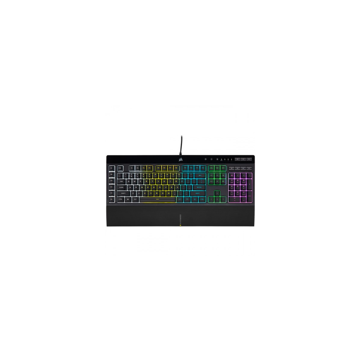 Corsair K55 RGB PRO teclado USB QWERTY Espanol Negro