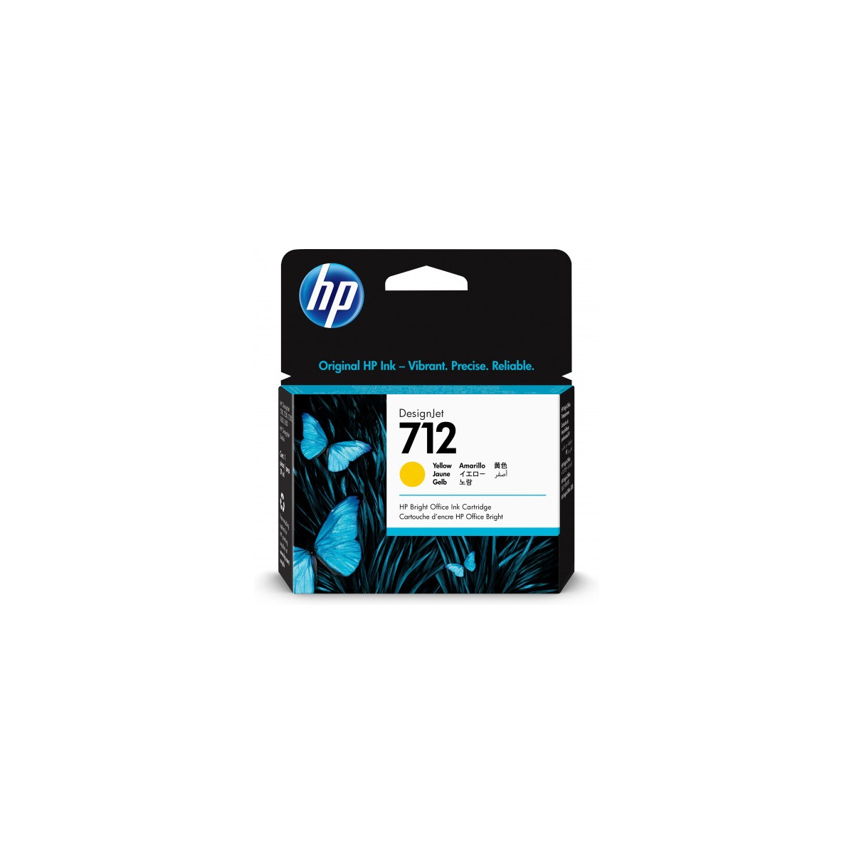 HP7122 CARTUCHO GRAN FORMATO TINTA HP 712 AMARILLO 3ED69A