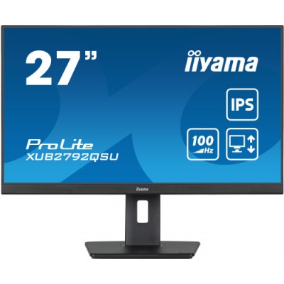 iiyama ProLite pantalla para PC 686 cm 27 2560 x 1440 Pixeles Full HD LED Negro