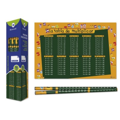 Bismark Poster Tablas De Multiplicar 70 x 100 sm