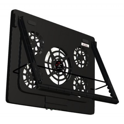MARS GAMING MNBC2 GAMING NOTEBOOK COOLER STAND FUNCTION UA5 X5 FAN AIRFLOW TECHNOLOGY RED LIGHTING