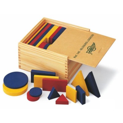 FAIBO Conjunto bloques logicos madera prensada