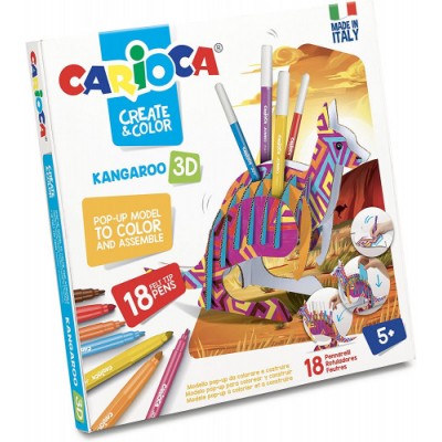 SET CREATE COLOR KANGAROO 3D CARIOCA 42903