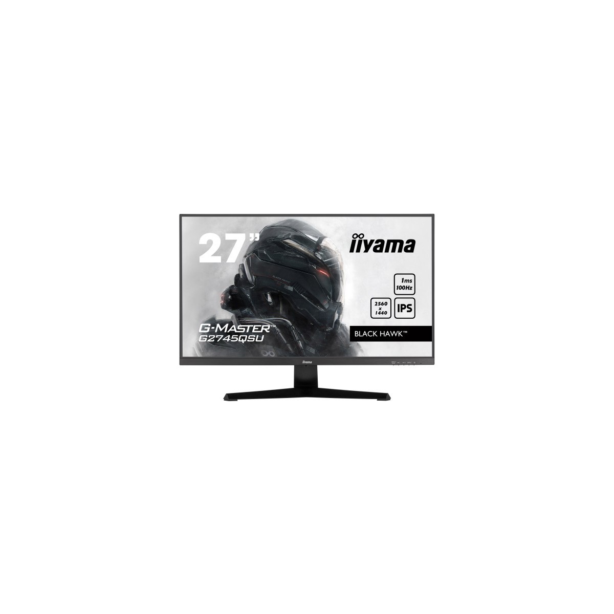 iiyama G MASTER G2745QSU B1 pantalla para PC 686 cm 27 2560 x 1440 Pixeles Dual WQHD LED Negro