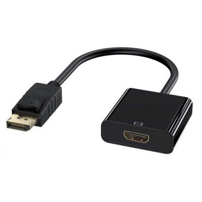 Ewent EC1455 adaptador de cable de video 015 m DisplayPort HDMI Negro