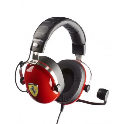 Thrustmaster New TRacing Scuderia Ferrari Edition Auriculares Diadema Conector de 35 mm Negro Rojo