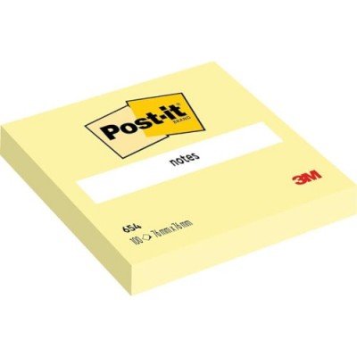 PACK 12 BLOCS 100 HOJAS Z NOTES 76X127MM CANARY YELLOW CAJA CARToN R350 CY POST IT 7100290186