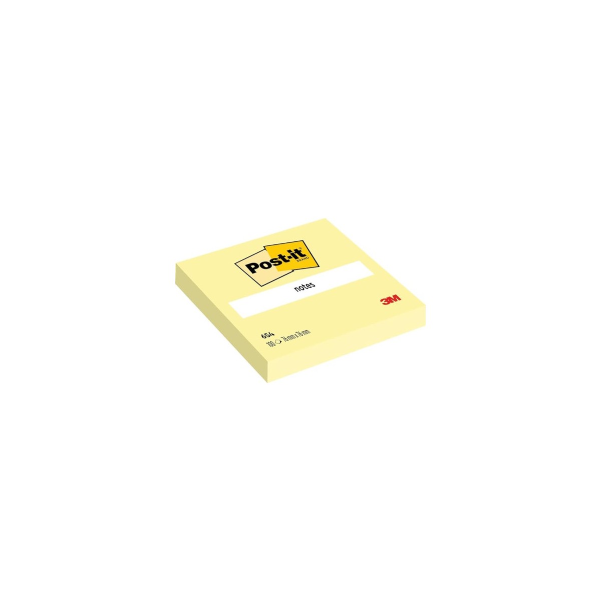 PACK 12 BLOCS 100 HOJAS Z NOTES 76X127MM CANARY YELLOW CAJA CARToN R350 CY POST IT 7100290186