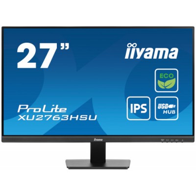 iiyama ProLite XU2763HSU B1 pantalla para PC 686 cm 27 1920 x 1080 Pixeles Full HD LED Negro