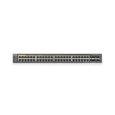 Zyxel GS2220 50HP EU0101F switch Gestionado L2 Gigabit Ethernet 10 100 1000 Energia sobre Ethernet PoE Negro