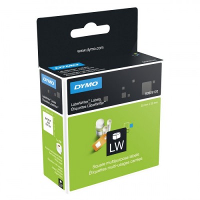 ROLLO ETIQUETAS LABELWRITER 25X25MM BLANCO DYMO S0929120