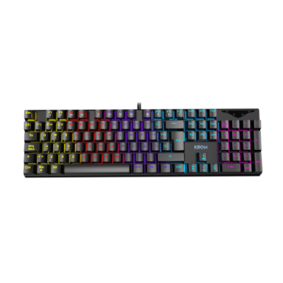 Krom Kasic teclado USB QWERTY Ingles Negro