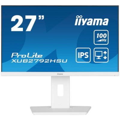 iiyama ProLite XUB2792HSU W6 LED display 686 cm 27 1920 x 1080 Pixeles Full HD Blanco