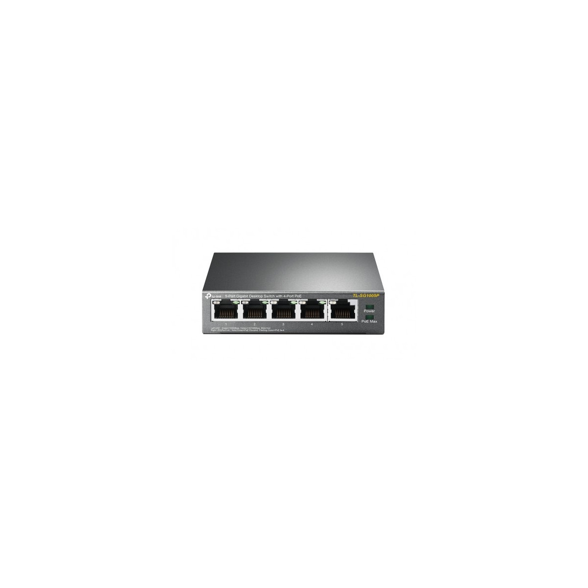 TP LINK TL SG1005P No administrado Gigabit Ethernet 10 100 1000 Energia sobre Ethernet PoE Negro