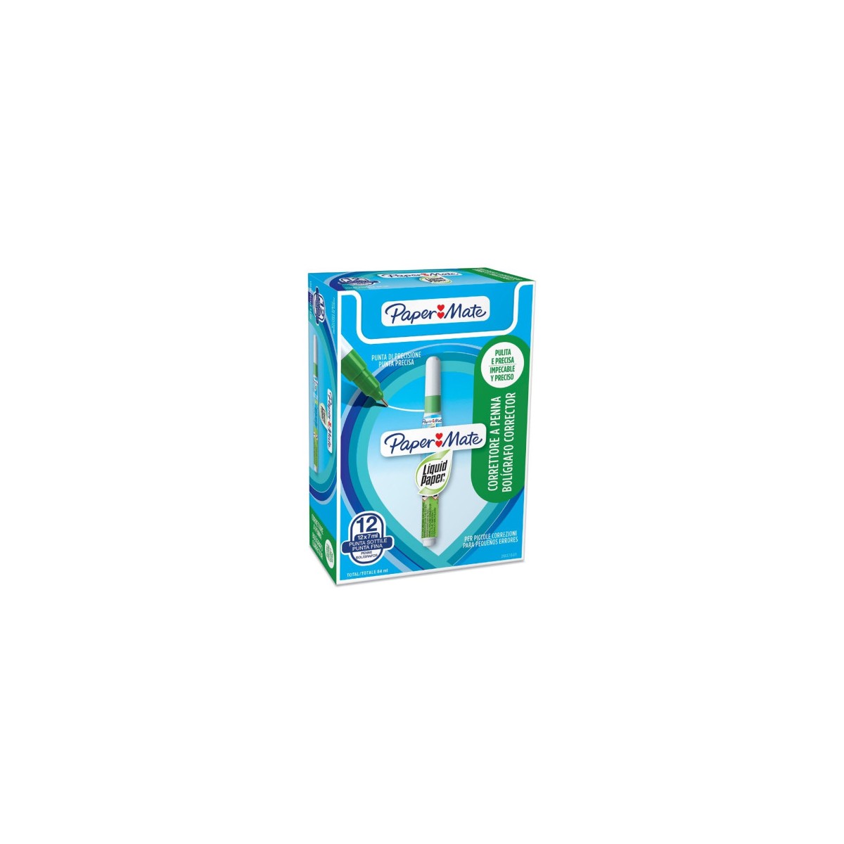 Papermate 2037841 corrector liquido tipo boligrafo 7 ml