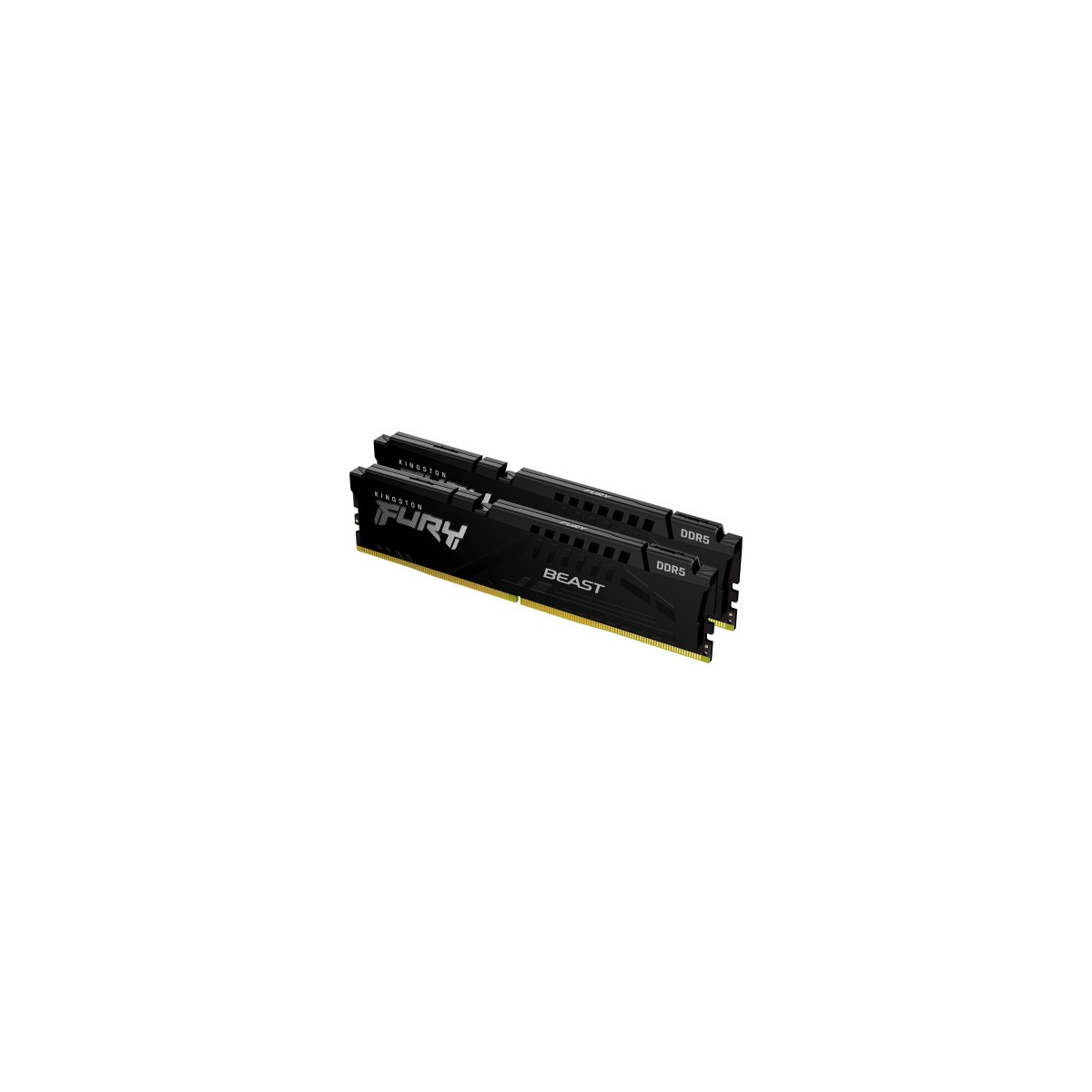 MEMORIA KINGSTON FURY BEAST BLACK DDR5 32GB KIT2 5600MHZ CL40 KF556C40BBK2 32