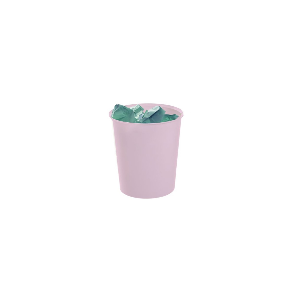 PAPELERA ECOGREEN 100 RECICLADO Y RECICLABLE ROSA PASTEL 18 LITROS 290X310 MM ARCHIVO 2000 2001 RS PS