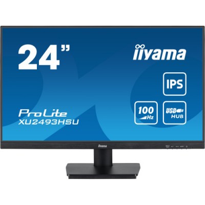 iiyama ProLite XU2493HSU B6 pantalla para PC 61 cm 24 1920 x 1080 Pixeles Full HD LED Negro