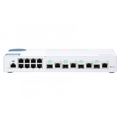QNAP QSW M408 4C switch Gestionado L2 Gigabit Ethernet 10 100 1000 Blanco