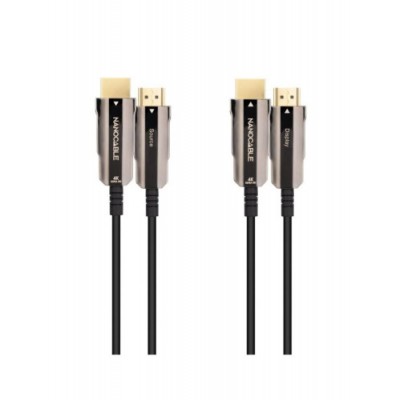 NANOCABLE CABLE HDMI V20 AOC 4K60HZ 18Gbps NEGRO 20 M