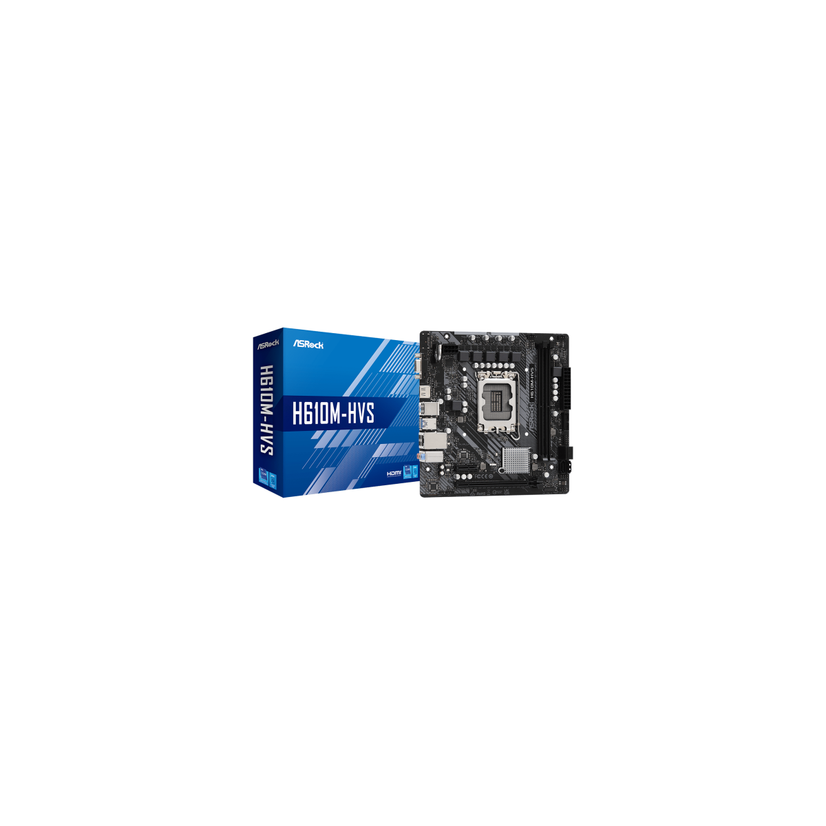 Asrock H610M HVS Intel H610 LGA 1700 micro ATX