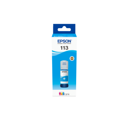 Epson 113 EcoTank Pigment Cyan ink bottle