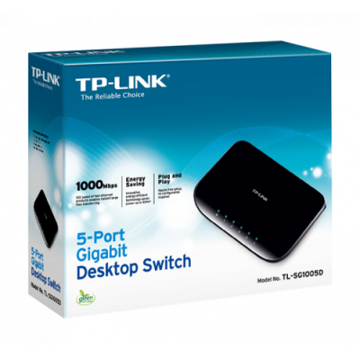 TP LINK TL SG1005D switch No administrado Gigabit Ethernet 10 100 1000 Negro