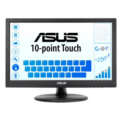 ASUS VT168HR 396 cm 156 1366 x 768 Pixeles Multi touch Negro