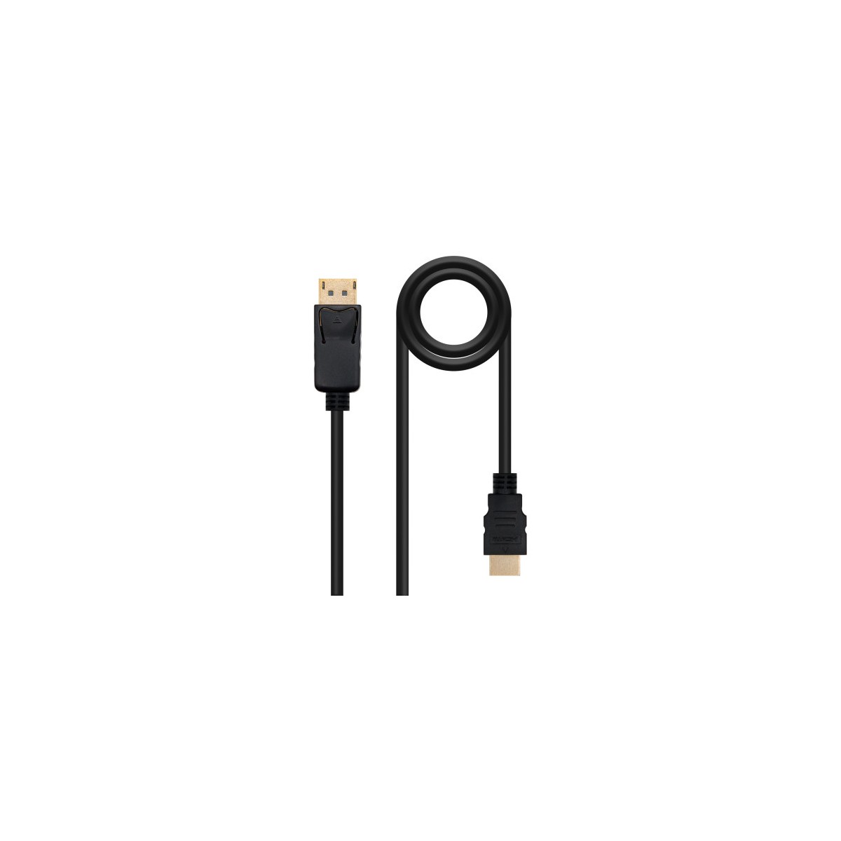 Nanocable Cable Conversor DISPLAYPORT a HDMI DP M HDMI M Negro 05 m