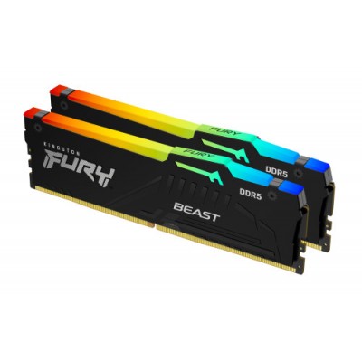 Kingston Technology FURY Beast RGB modulo de memoria 64 GB 2 x 32 GB DDR5 ECC