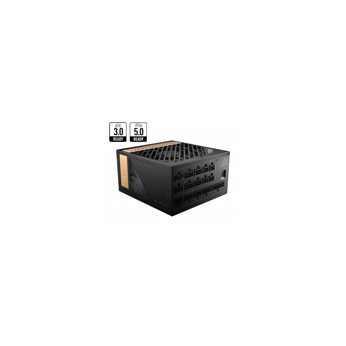 MSI MEG AI1300P PCIE5 unidad de fuente de alimentacion 1300 W 24 pin ATX ATX Negro