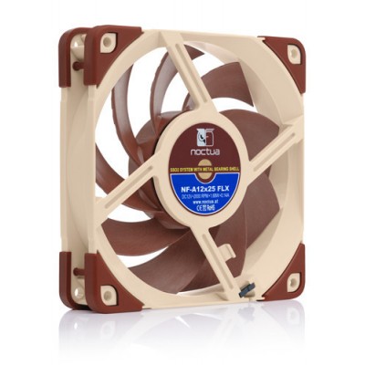 NOCTUA VENTILADOR CAJA NF A12X25 FLX 120MM FAN 120X120X25MM 12V 2000RPM 1700RPM 1350RPM 226 DBA 1021 M3 H 165 MM H2O 3 PINES