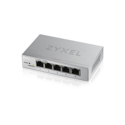 Zyxel GS1200 5 Gestionado Gigabit Ethernet 10 100 1000 Plata