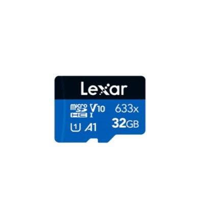 LEXAR 32GB HIGH PERFORMANCE 633X MICROSDHC UHS I UP TO 100MB S READ 20MB S WRITE C10 A1 V10 U1