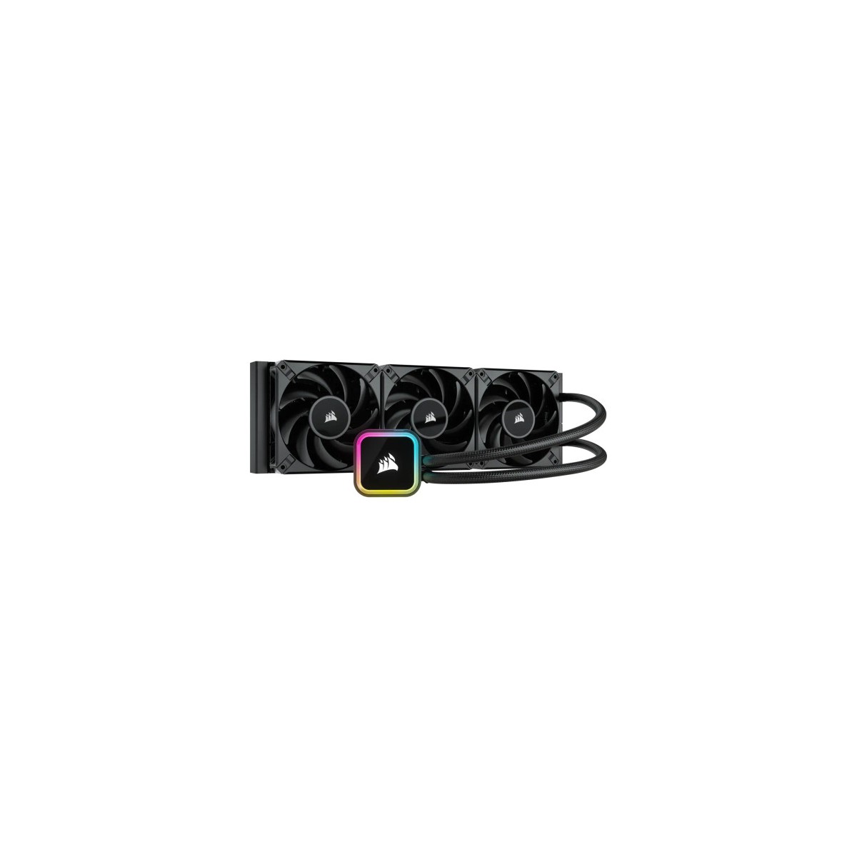 Corsair iCUE H150i RGB ELITE Procesador Sistema de refrigeracion liquida todo en uno 12 cm Negro 1 piezas