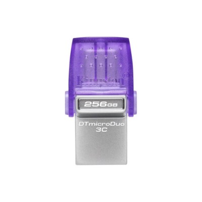 Kingston Technology DataTraveler microDuo 3C unidad flash USB 256 GB USB Type A USB Type C 32 Gen 1 31 Gen 1 Acero inoxidable P