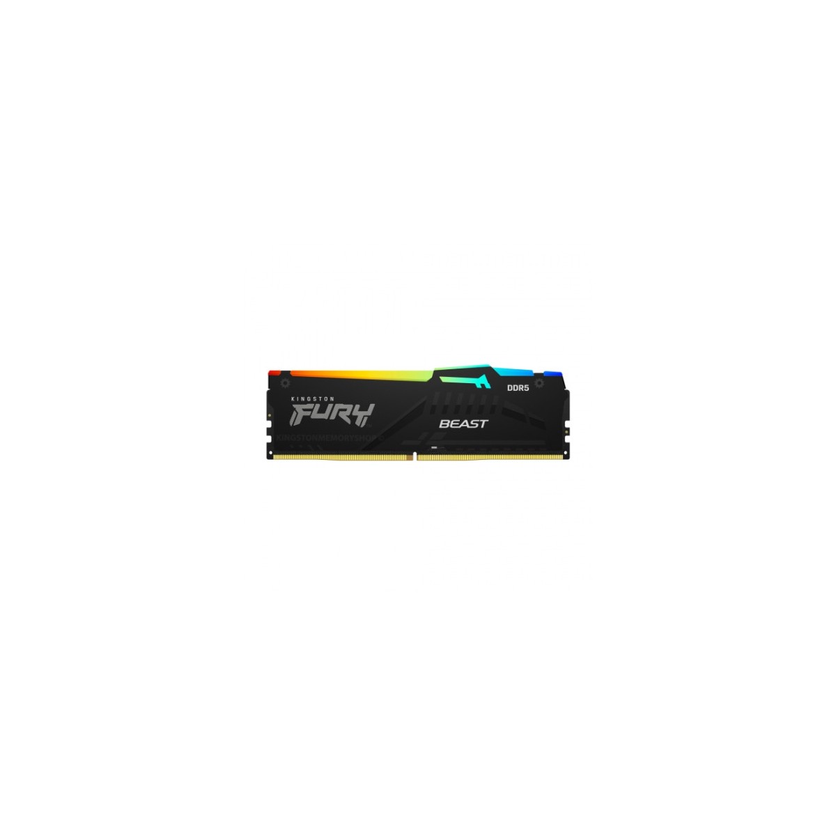 MEMORIA KINGSTON FURY BEAST RGB DDR5 16GB 4800MHZ CL38 KF5