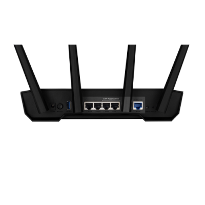 ASUS 90IG0790 MO3B00 router inalambrico Gigabit Ethernet Doble banda 24 GHz 5 GHz Negro Naranja