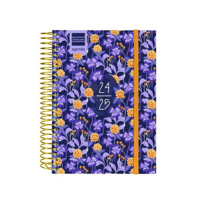 AGENDA ESCOLAR 2024 2025 8º 120X164 1 DiA PaGINA SECUNDARIA LILAC FINOCAM 634264625