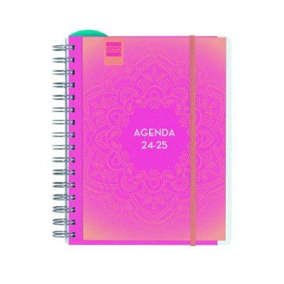 AGENDA DOCENTE 2024 2025 4º 155X212 SEMANA VISTA HORIZONTAL MAGISTRAL PERSONALIZABLE MANDALA FINOCAM 533380125