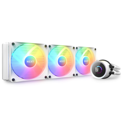 NZXT Kraken 360 RGB Procesador Sistema de refrigeracion liquida todo en uno 12 cm Blanco 1 piezas