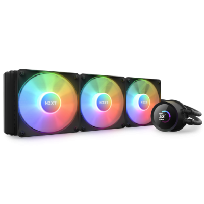 NZXT Kraken 360 RGB Procesador Sistema de refrigeracion liquida todo en uno 12 cm Negro 1 piezas