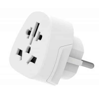 Ewent EW1480 adaptador de enchufe electrico Universal Blanco