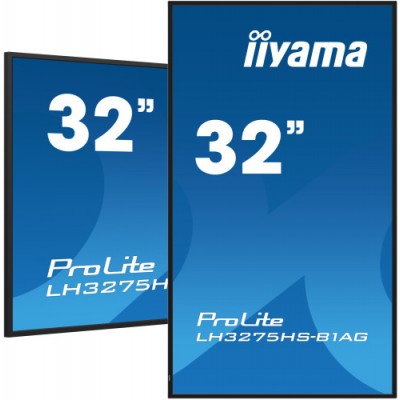 iiyama ProLite Pantalla plana para senalizacion digital 813 cm 32 LCD Wifi 500 cd m Full HD Negro Procesador incorporado Androi