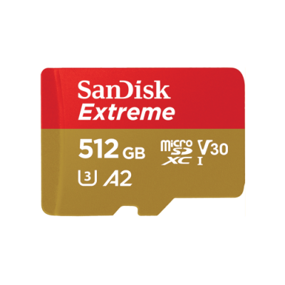 SanDisk Extreme 512 GB MicroSDHC UHS I Clase 10