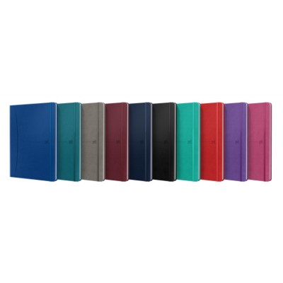 CUADERNO SIGNATURE B5 TAPA EXTRADURA 80H RAYADO HORIZONTAL COLORES SURTIDOS CLASICOSVIVOS OXFORD 400154950