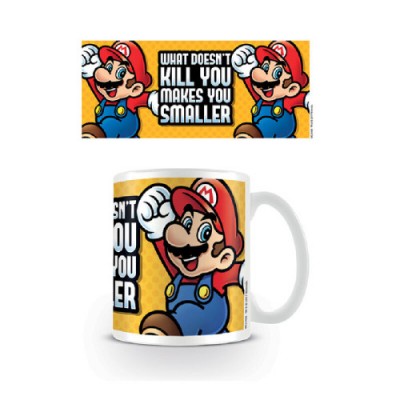 TAZA DESAYUNO SUPER MARIO MAKES YOU SMALLER PYRAMID INTERNATIONAL MG24469