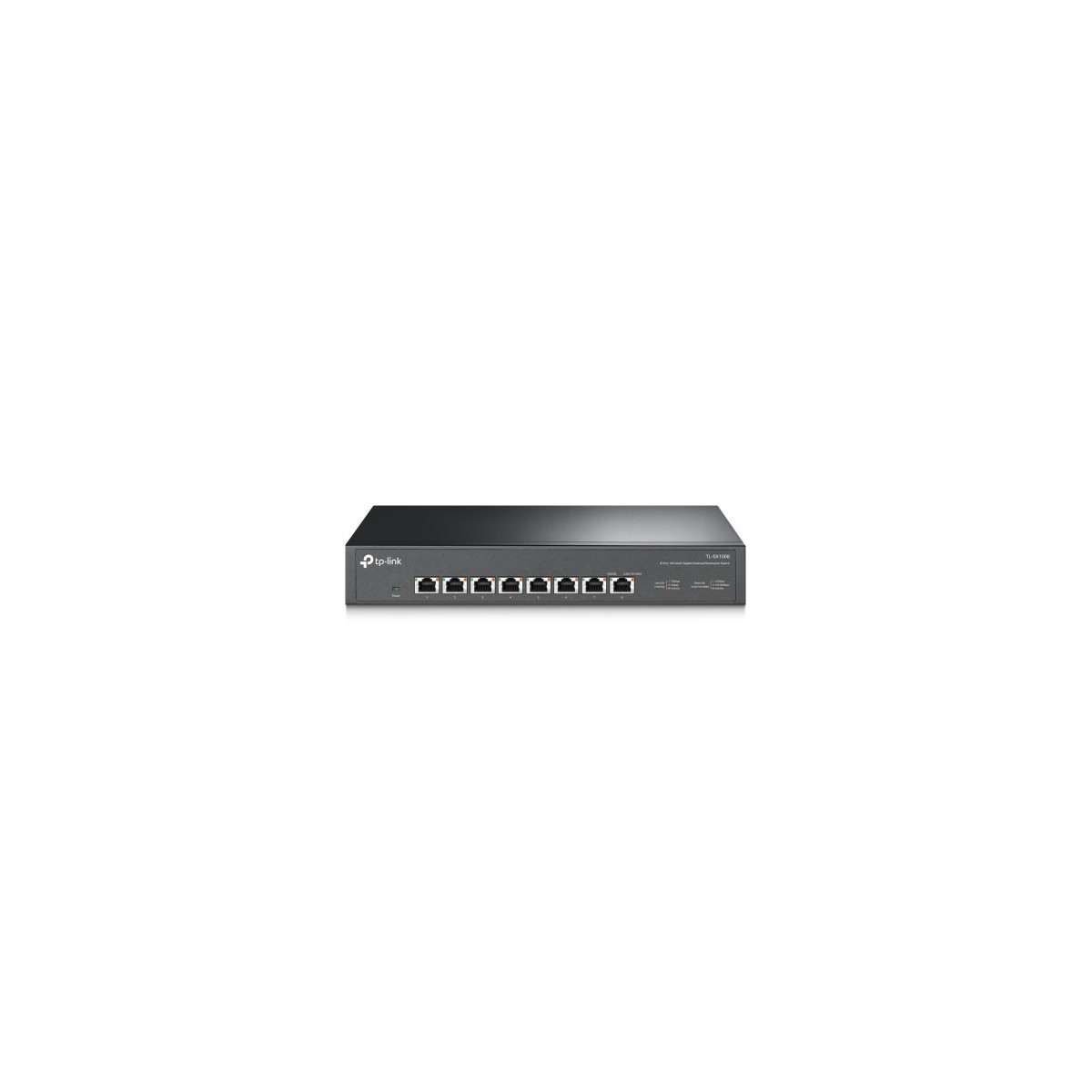 TP Link TL SX1008 switch No administrado 10G Ethernet 100 1000 10000 Negro