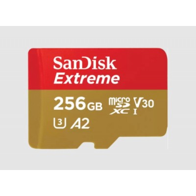 SanDisk Extreme 256 GB MicroSDXC UHS I Clase 3